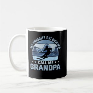 Meine Lieblings-Ski-Buddies nennen mich Grandpa-Sk Kaffeetasse