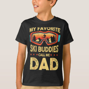 Meine Lieblings-Ski-Kumpels nennen mich Papa Skifa T-Shirt