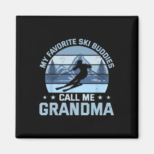 Meine Lieblings-Skibuddies nennen mich Oma beim Sk Magnet