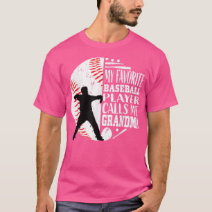Meine Lieblings-Spieler-Baseball-Grandma-Zitate T-Shirt