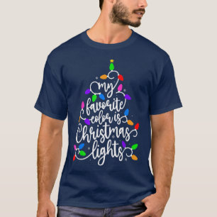 Meine Lieblings-Weihnachtsbeleuchtung Vintagen Wei T-Shirt