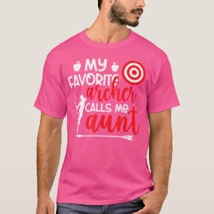 Meine Lieblingsarcher-Tante-Bogenschütze T-Shirt