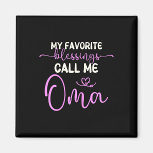 Meine Lieblingsbotschaften nennen mich Oma Oma Mot Magnet