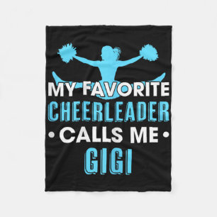 Meine Lieblingscheerleaderin nennt mich Gigi Cheer Fleecedecke