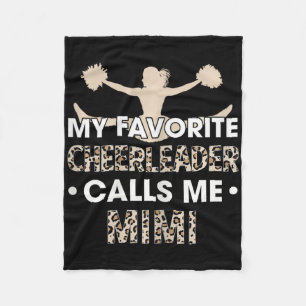 Meine Lieblingscheerleaderin nennt mich Mimi Cheer Fleecedecke
