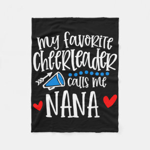Meine Lieblingscheerleaderin nennt mich Nana Funny Fleecedecke