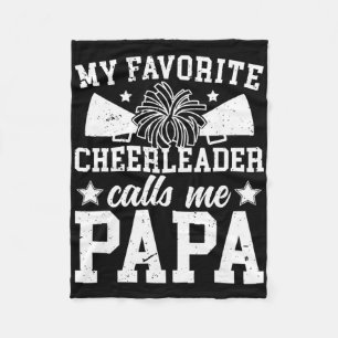 Meine Lieblingscheerleaderin nennt mich Papa Cheer Fleecedecke