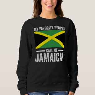 Meine Lieblingsfahne jamaikanisch Sweatshirt