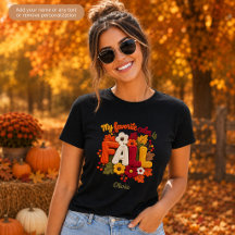 Meine Lieblingsfarbe ist Herbst Personalisierte Da