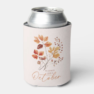 Meine Lieblingsfarbe ist Oktober - Herbstblätter & Dosenkühler