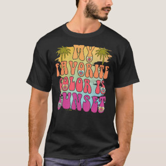 Meine Lieblingsfarbe ist Sonnenuntergang hier komm T-Shirt