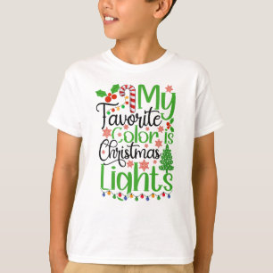 Meine Lieblingsfarbe ist Weihnachtslicht-55667 T-Shirt