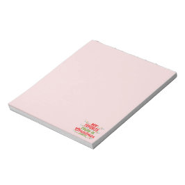 Meine Lieblingsfarbe ist Weihnachtslicht Notizblock