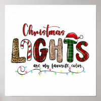 Meine Lieblingsfarbe ist Weihnachtslicht