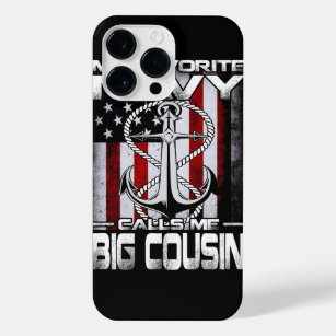 Meine Lieblingsflotte nennt Me BIG COUSIN USA Flag iPhone 14 Pro Max Hülle