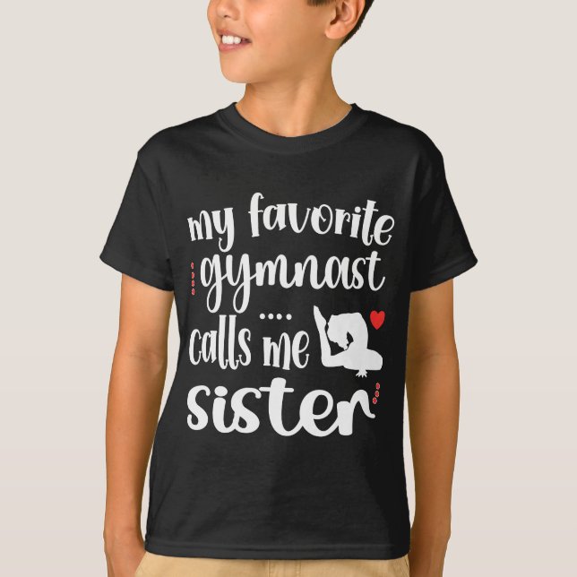 Meine Lieblingsgymnastik nennt mich Schwester Gymn T-Shirt (Vorderseite)