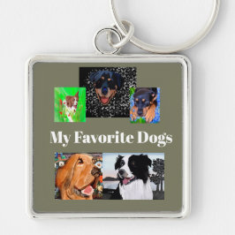 Meine Lieblingshunde kreieren Ihren eigenen 5-Plat Schlüsselanhänger