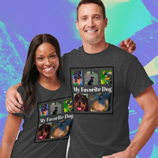 Meine Lieblingshunde Vorlage 5-Foto-T - Shirt (Von Creator hochgeladen)