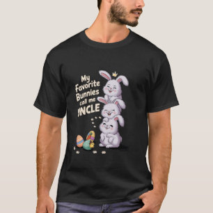 Meine Lieblingskaninchen nennen mich Onkel Drei Os T-Shirt