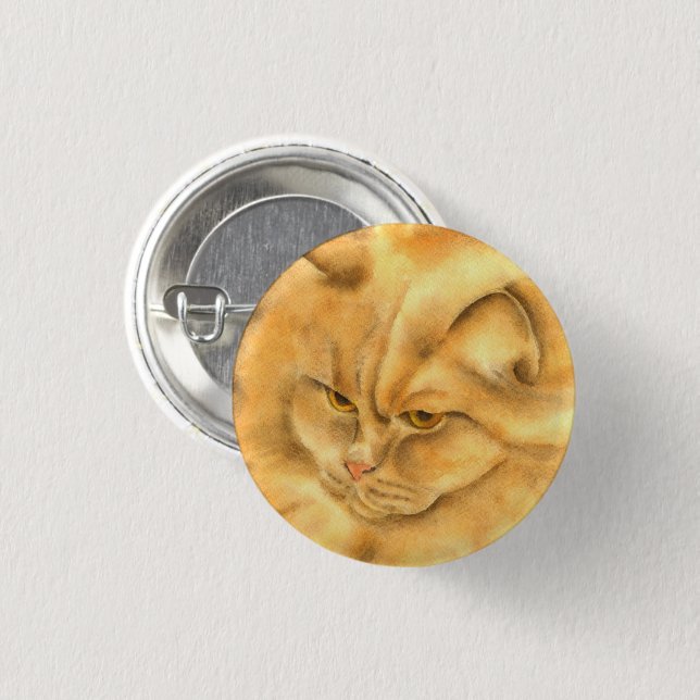 Meine Lieblingskatze Button (Vorne & Hinten)