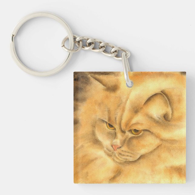 Meine Lieblingskatze Schlüsselanhänger (Vorderseite)