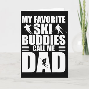 Meine Lieblingskifreunde nennen mich Dad Herren Sk Karte