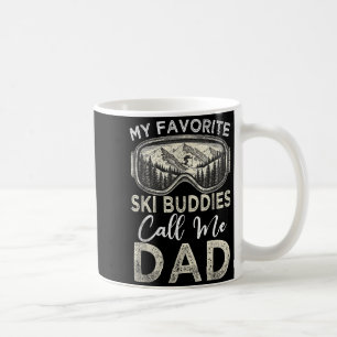 Meine Lieblingskifreunde nennen mich Papa Vintage  Kaffeetasse