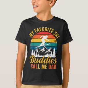 Meine Lieblingskifreunde nennen mich Papa Vintage- T-Shirt