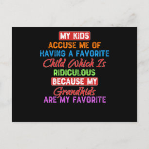 Meine Lieblingskinder Postkarte