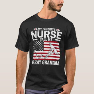 Meine Lieblingskrankenschwester nennt mich amerika T-Shirt