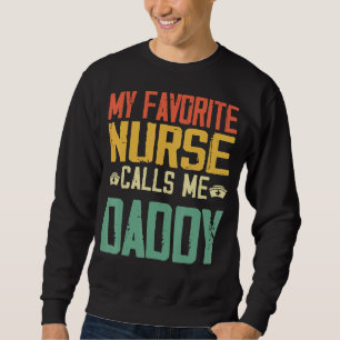 Meine Lieblingskurse nennt mich Daddy Vintag Retro Sweatshirt