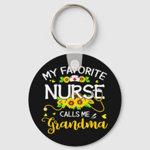 Meine Lieblingskurse nennt mich Oma Sunblumen Moth Schlüsselanhänger