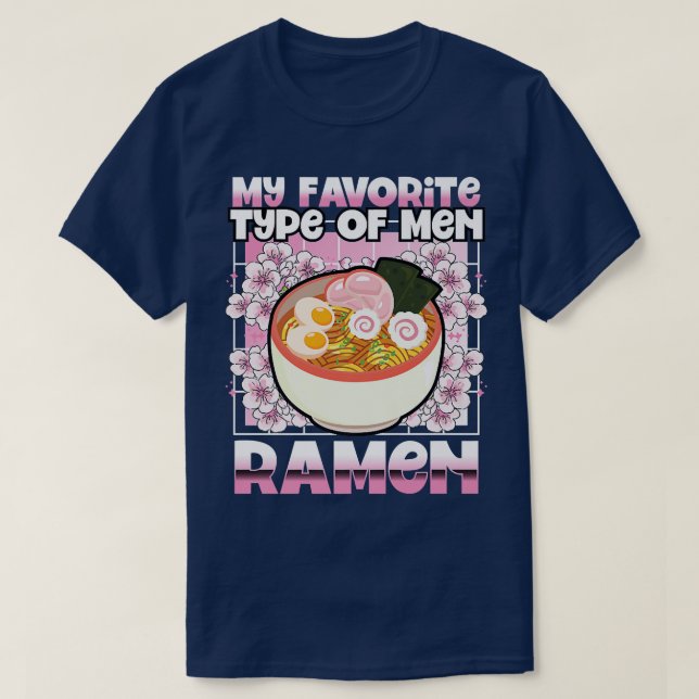 Meine Lieblingsmännchen Ramen 1007 T-Shirt (Design vorne)