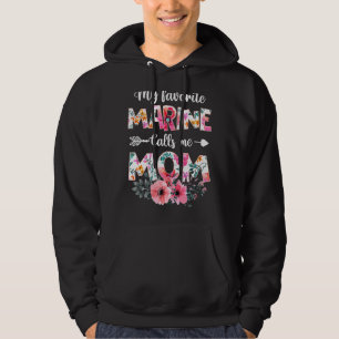 Meine Lieblingsmarine nennt mich Mama Marine Milit Hoodie