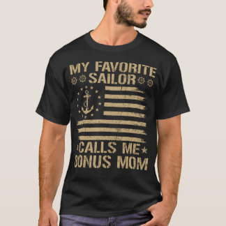 Meine Lieblingsmatrose nennt mich Bonus-Mama Famil T-Shirt