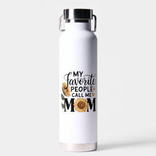 Meine Lieblingsmenschen nennen Mama Lustiges Mama- Trinkflasche