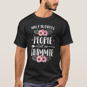 Meine Lieblingsmenschen nennen mich Grammie Floral T-Shirt