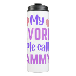 Meine Lieblingsmenschen nennen mich Grammy Thermosbecher