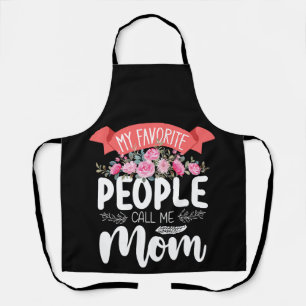 Meine Lieblingsmenschen nennen mich Mama Muttertag Schürze
