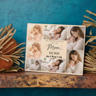 Meine Lieblingsmenschen nennen mich Mama   Persona Fotoplatte