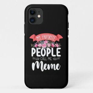 Meine Lieblingsmenschen nennen mich Meme Muttertag Case-Mate iPhone Hülle