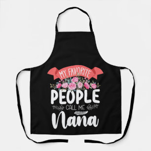 Meine Lieblingsmenschen nennen mich Nana Muttertag Schürze