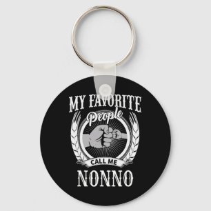 Meine Lieblingsmenschen nennen mich Nonno Italieni Schlüsselanhänger
