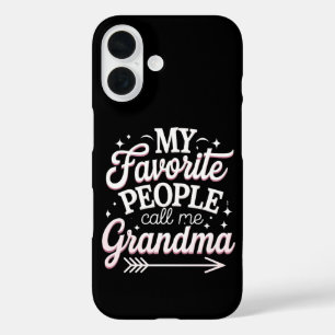 Meine Lieblingsmenschen nennen mich Oma am Muttert iPhone 16 Hülle