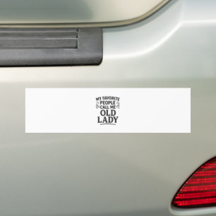 Meine Lieblingsmenschen nennen mich Oma Autoaufkleber