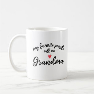 Meine Lieblingsmenschen nennen mich Oma Herz Gesch Kaffeetasse