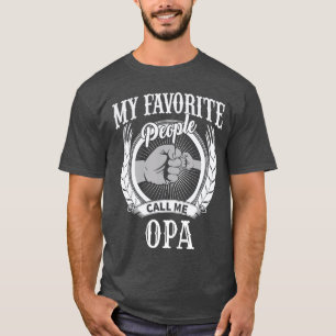 Meine Lieblingsmenschen nennen mich Opa Deutscher T-Shirt