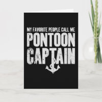 Meine Lieblingsmenschen nennen mich Pontoon-Kapitä
