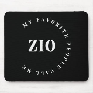 Meine Lieblingsmenschen nennen mich Zio Italienisc Mousepad
