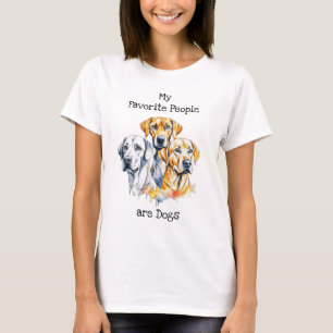 Meine Lieblingsmenschen sind Hunde T-Shirt